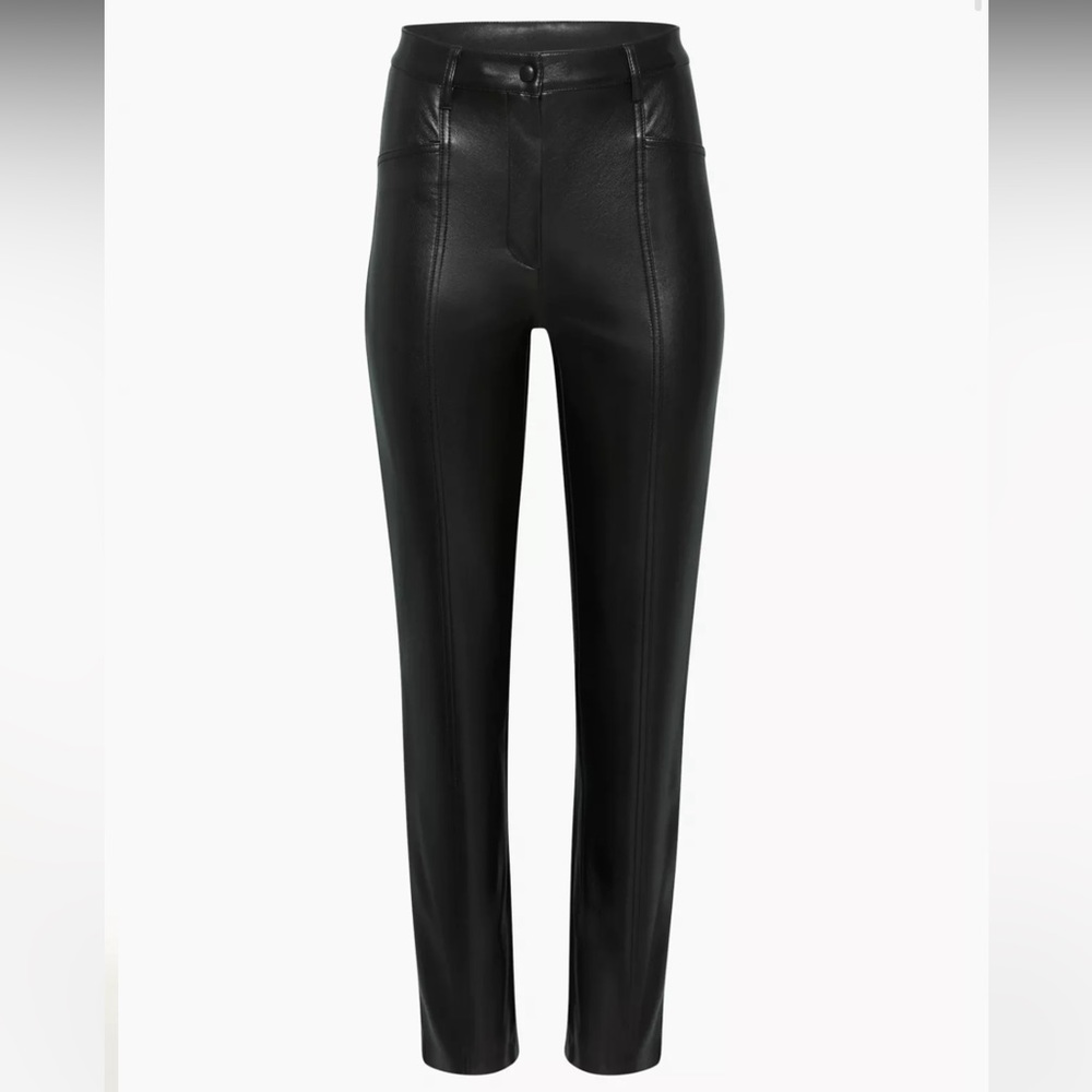 Aritzia Wilfred Rebel Leather Pants